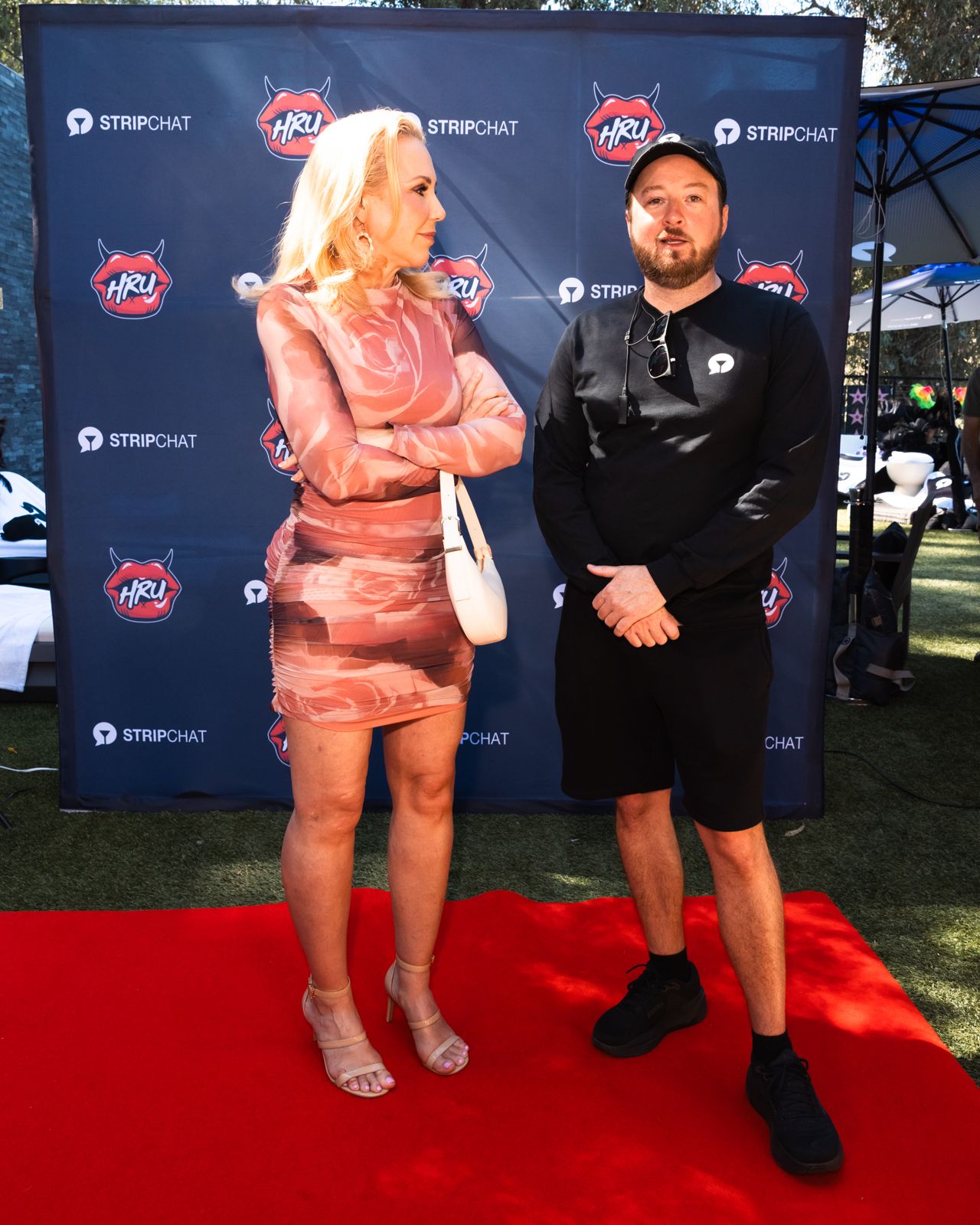 Podcast host Holly on the red carpet at the SC House Hollywood media training day