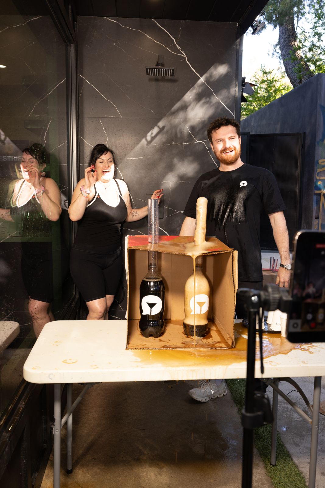 Behind the bar at the SC House Hollywood