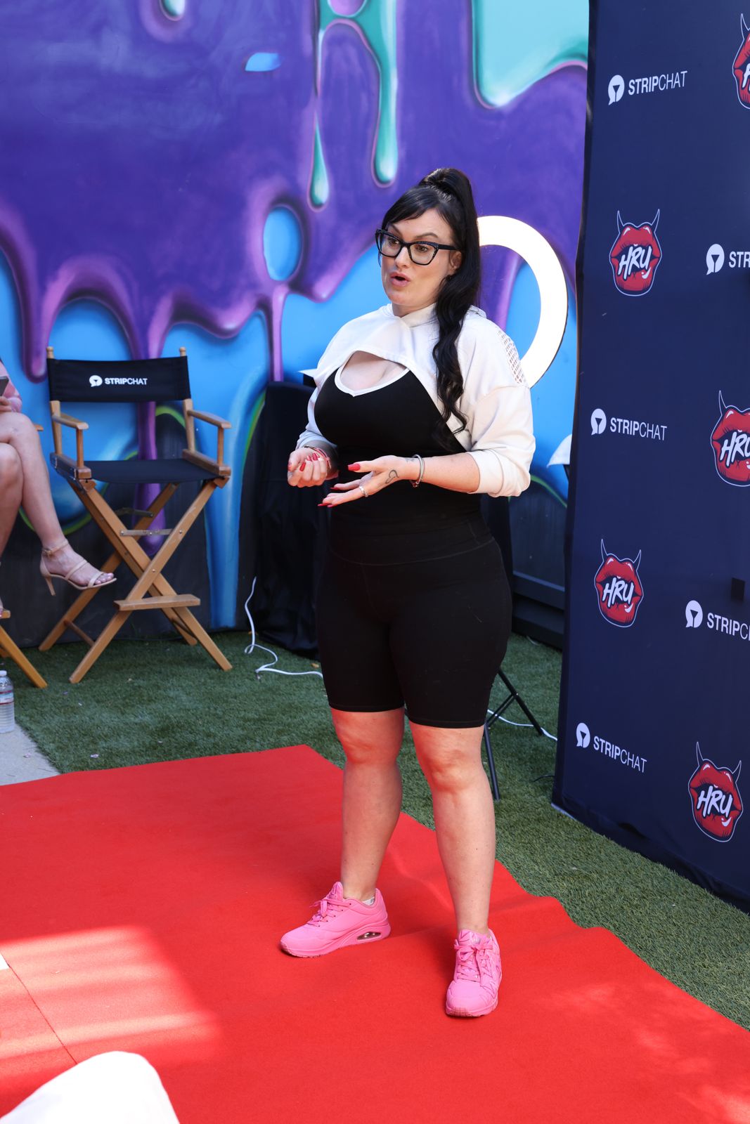 Media training day on the podcast red carpet at the SC House Hollywood