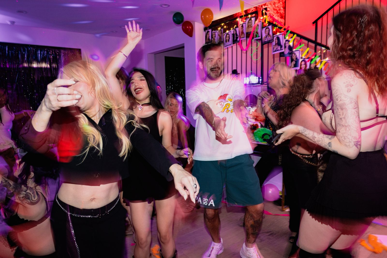 The dance floor in full swing at the SC House launch party